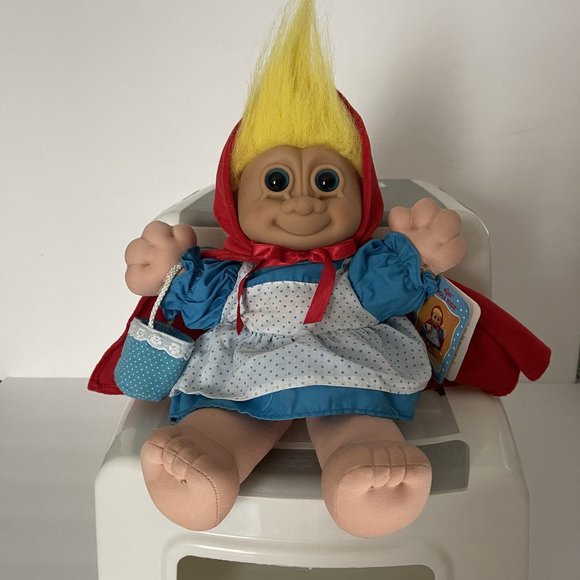 Russ Berrie Toys Vintage Russ Troll Kidz Little Red Riding Hood
